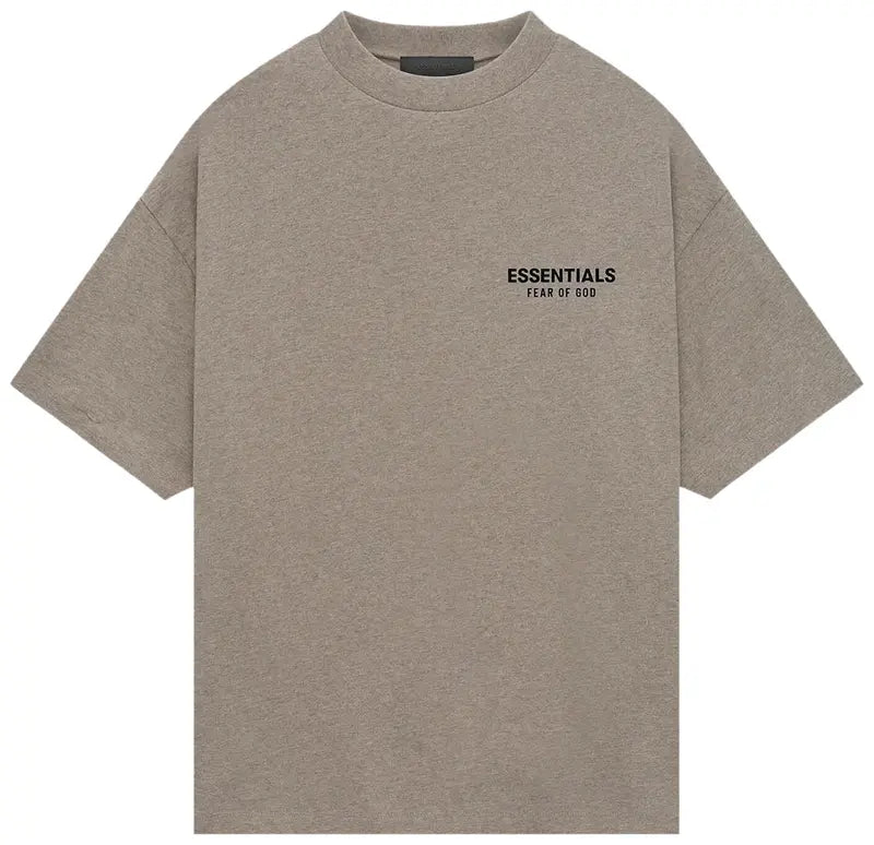 Fear of God Essentials Jersey Crewneck T-Shirt 'Heather Gray' FW24